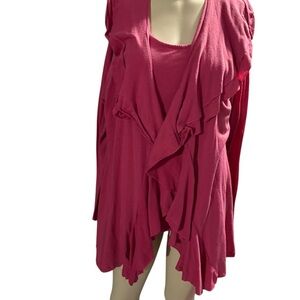 Women's Pink Long Sleeve Top